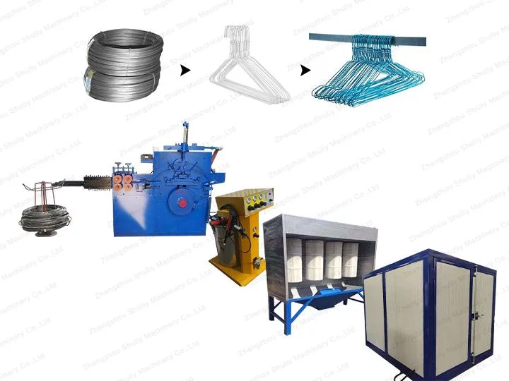 hanger manufacturing line