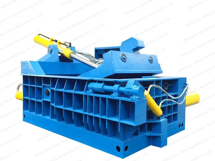 hydraulic metal scrap baling machine