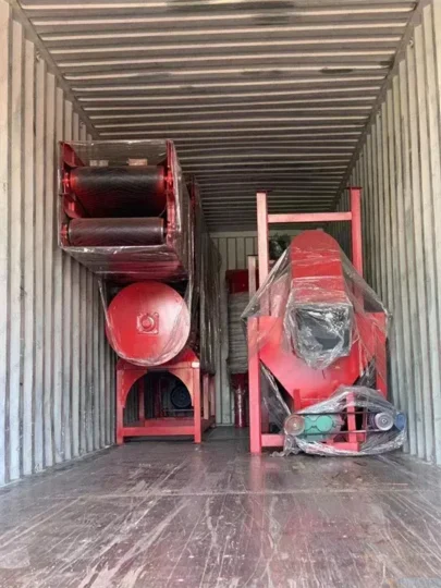 pet bottle washing recycling machine shipment picture