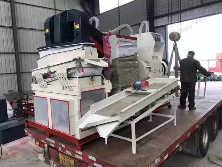 delivery of scrap copper wire recycling machine