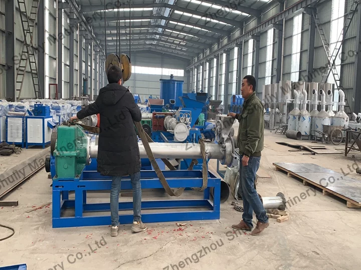Machine de granulation de plastique usagé à vendre
