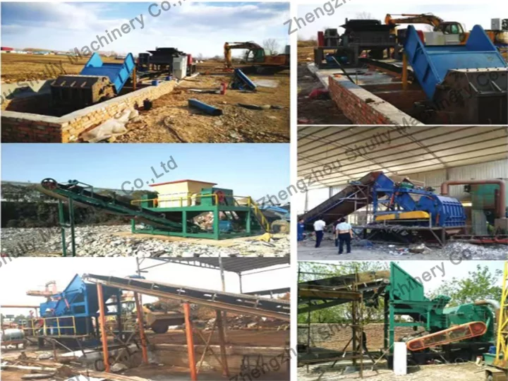 metal shredder and sorter line applications