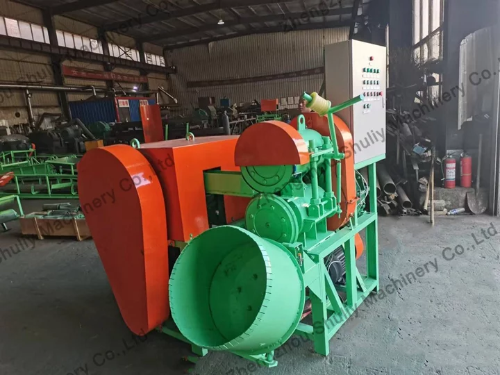waste tire strip cutter