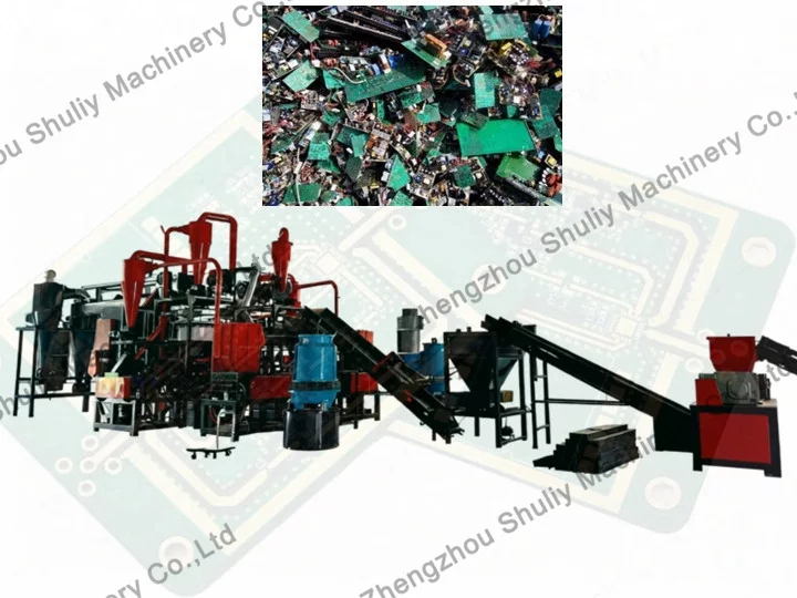 Waste circuit boards recycling machine