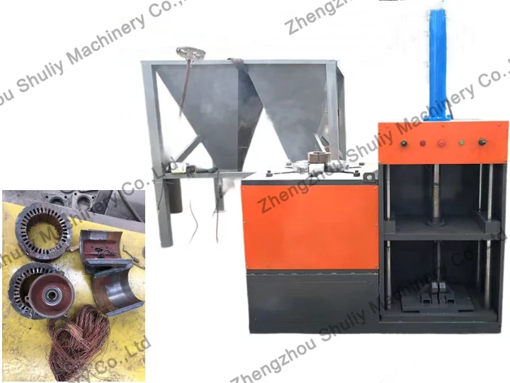 Waste motor dismantling machine
