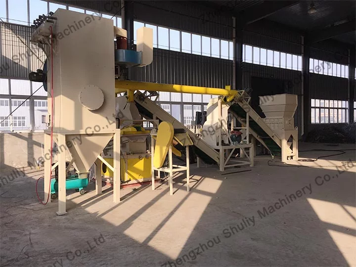 Copper and aluminum water tank radiator recycling line factory