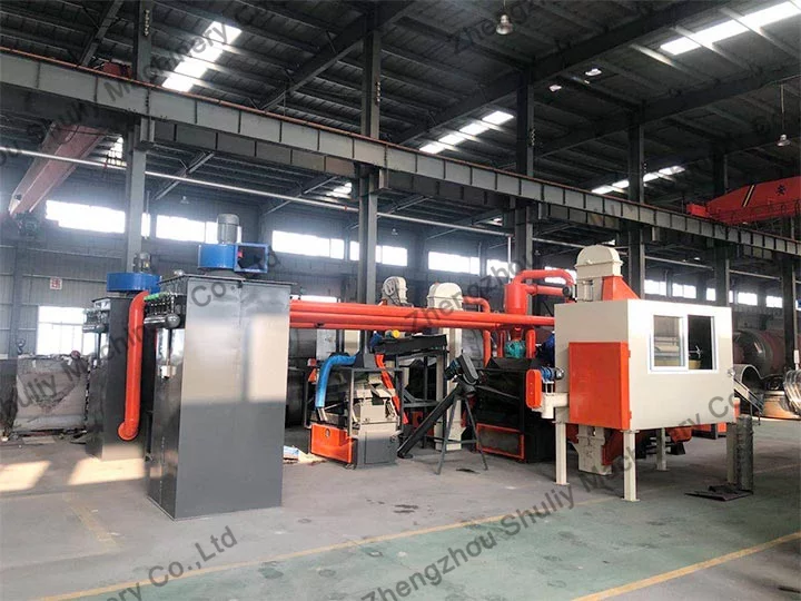 effective Copper and aluminum water tank radiator recycling line