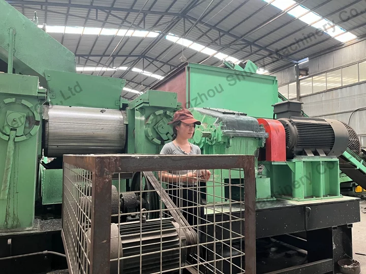 Tire recycling machine plant price