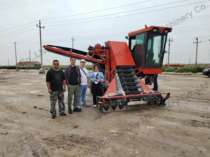 large capacity sea salt harvester