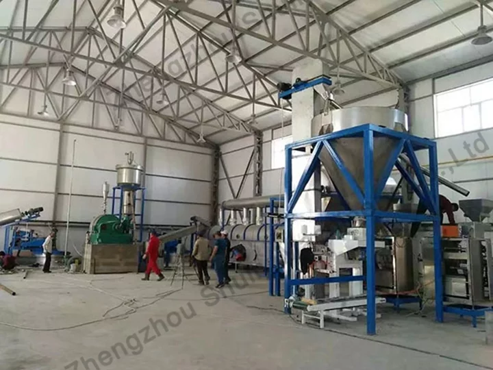 salt washing plant