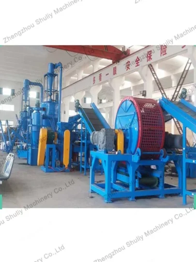 waste tire recycling machine
