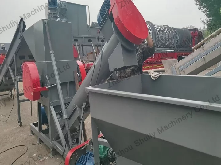 PET Flakes Hot Washing Line