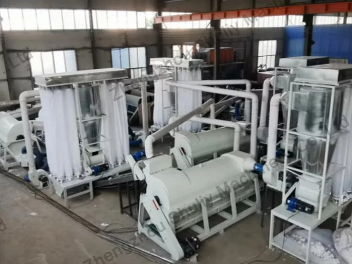 high capacity diaper recycling machine