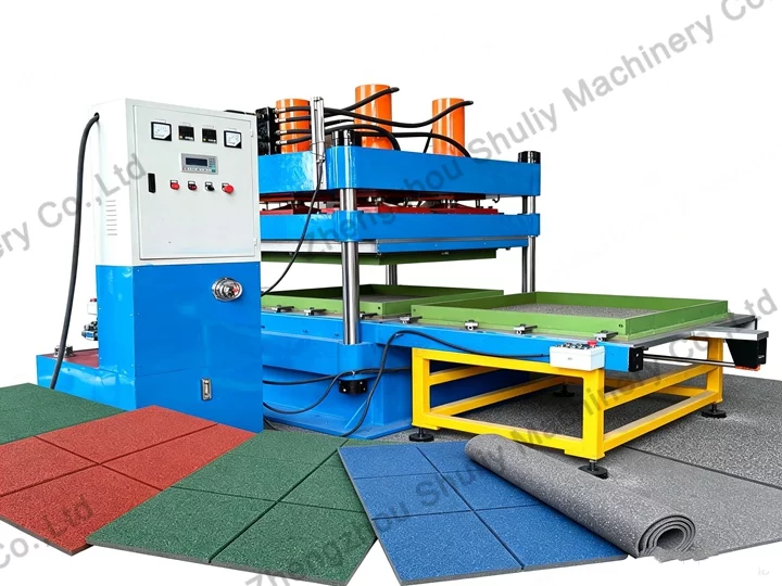 Rubber Tile Making Machine