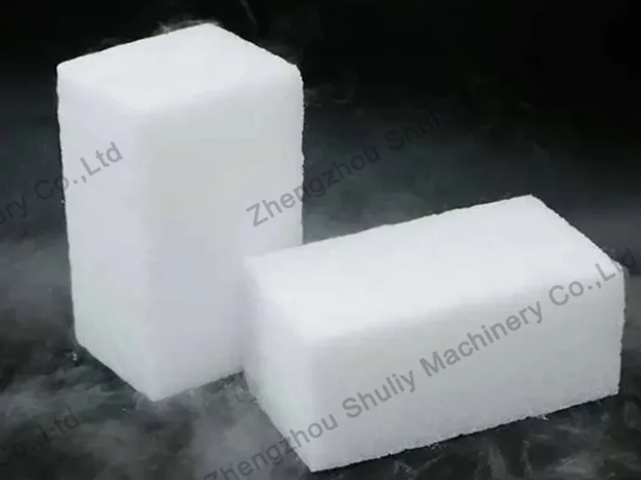 dry ice briquette