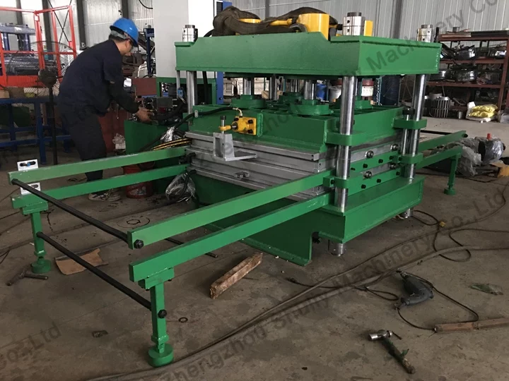 rubber floor tile making machine